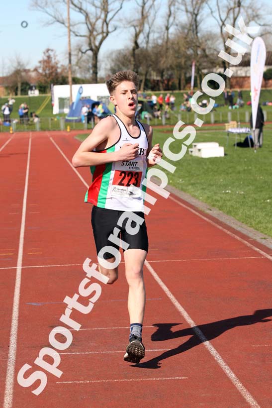 Boys Under-15s 5k Road Race, Stanley Park, Blackpool. Photo: David T. Hewitson/Sports for All Pics